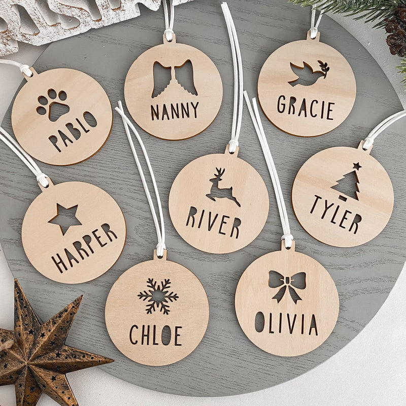 Personalised MIX and Match Xmas Ornaments